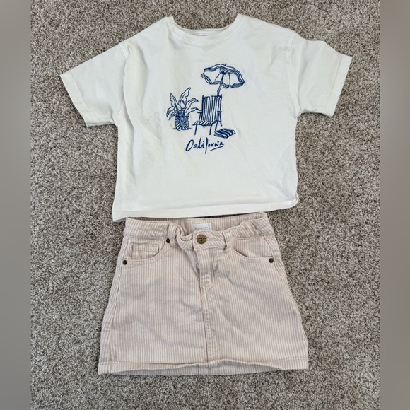 Jamie Kay Skirt Zara Shirt - Picture 1 of 7
